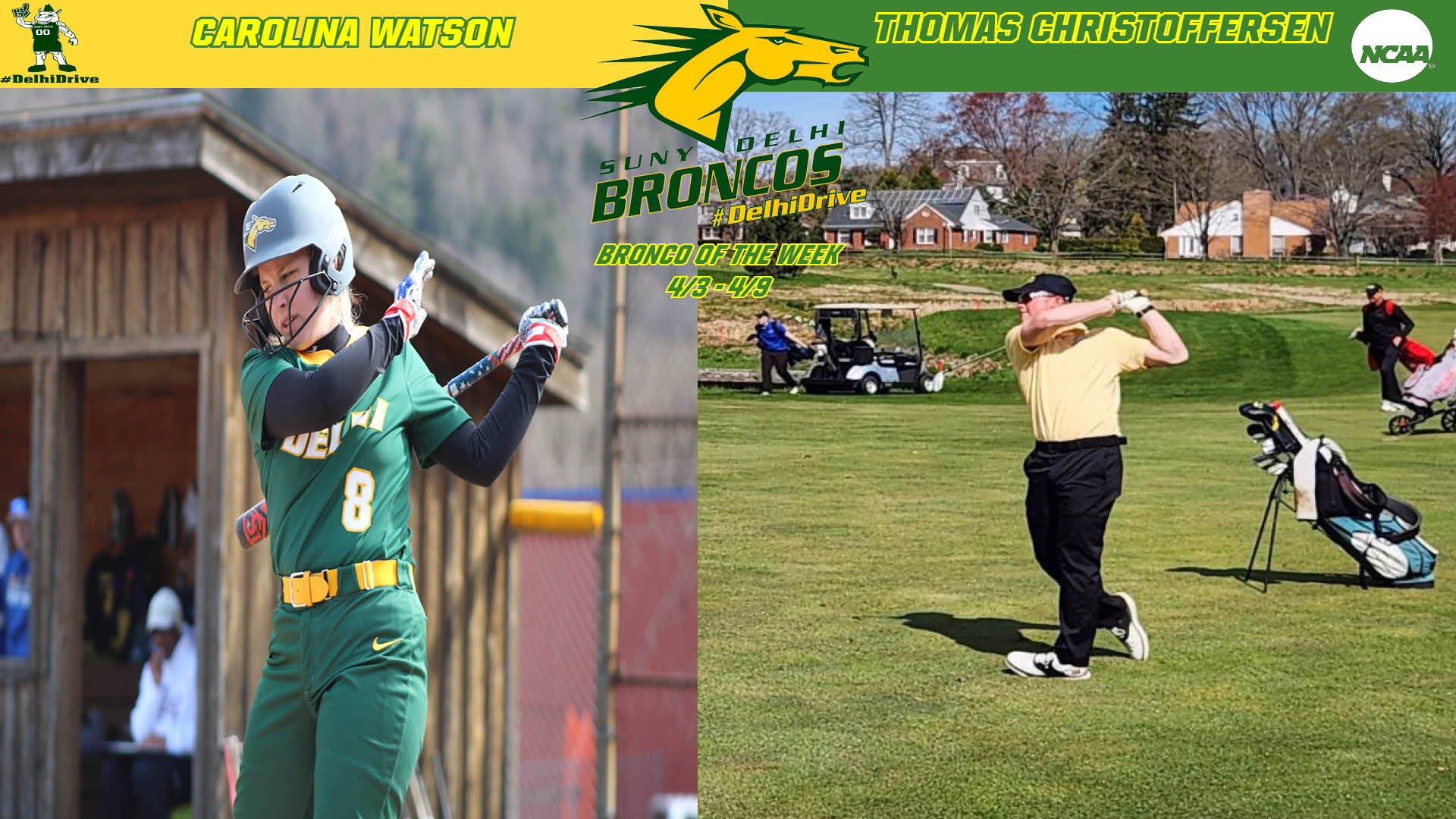 Broncos of the Week 4/3-4/9
