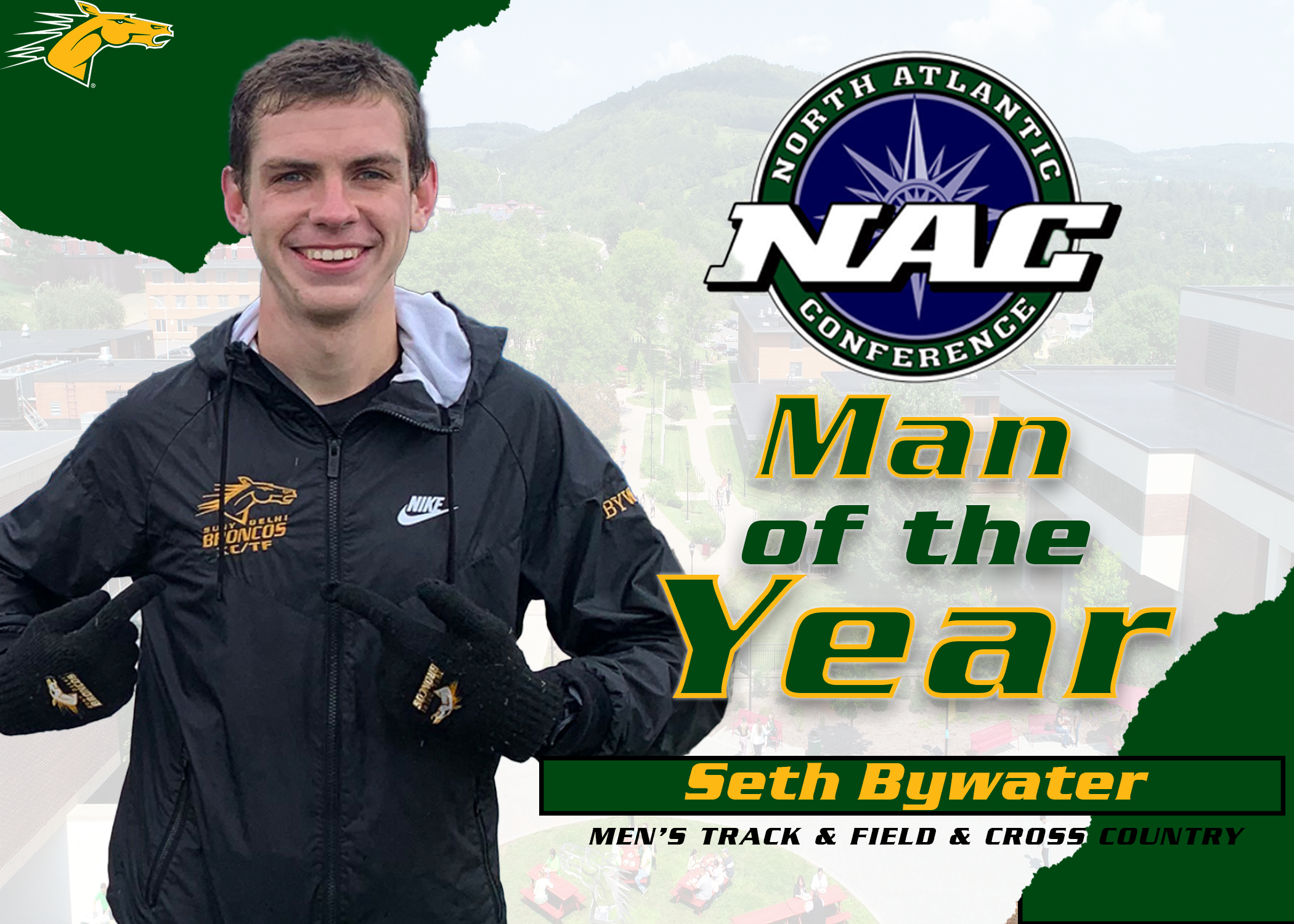 Seth Bywater named Delhi&rsquo;s first ever NAC Man of the Year