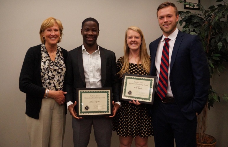l to r: Barbara Jones, Alhasane Sako, Molly Greene and Brian Mitko