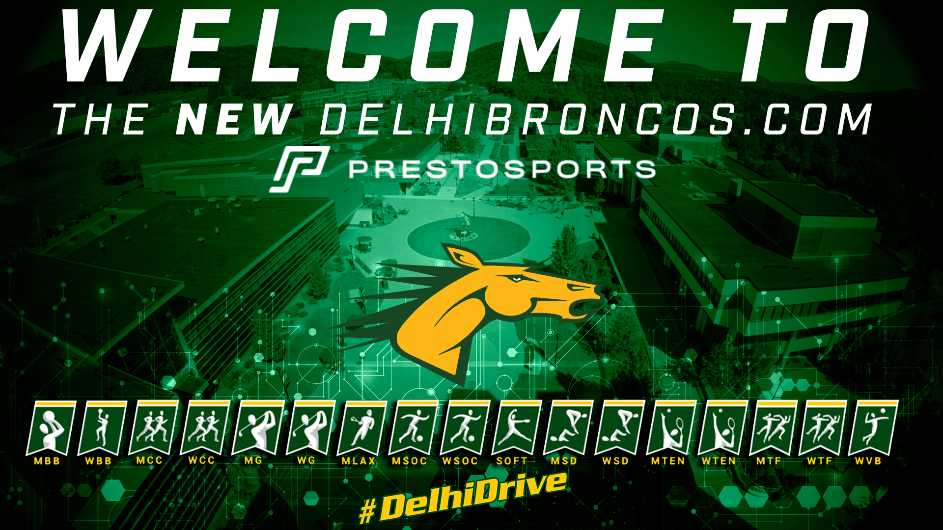 SUNY Delhi Athletics Launches Website Redesign with Presto Sports
