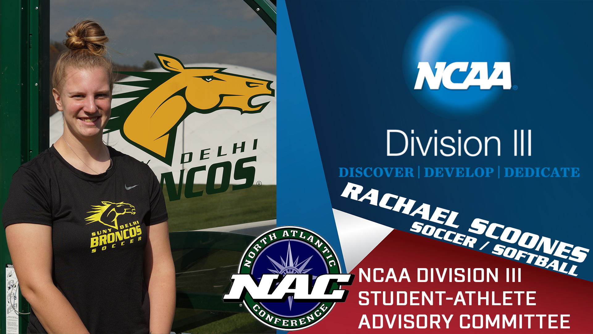 Soccer and Softball's Rachael Scoones Appointed to NCAA Division III National SAAC