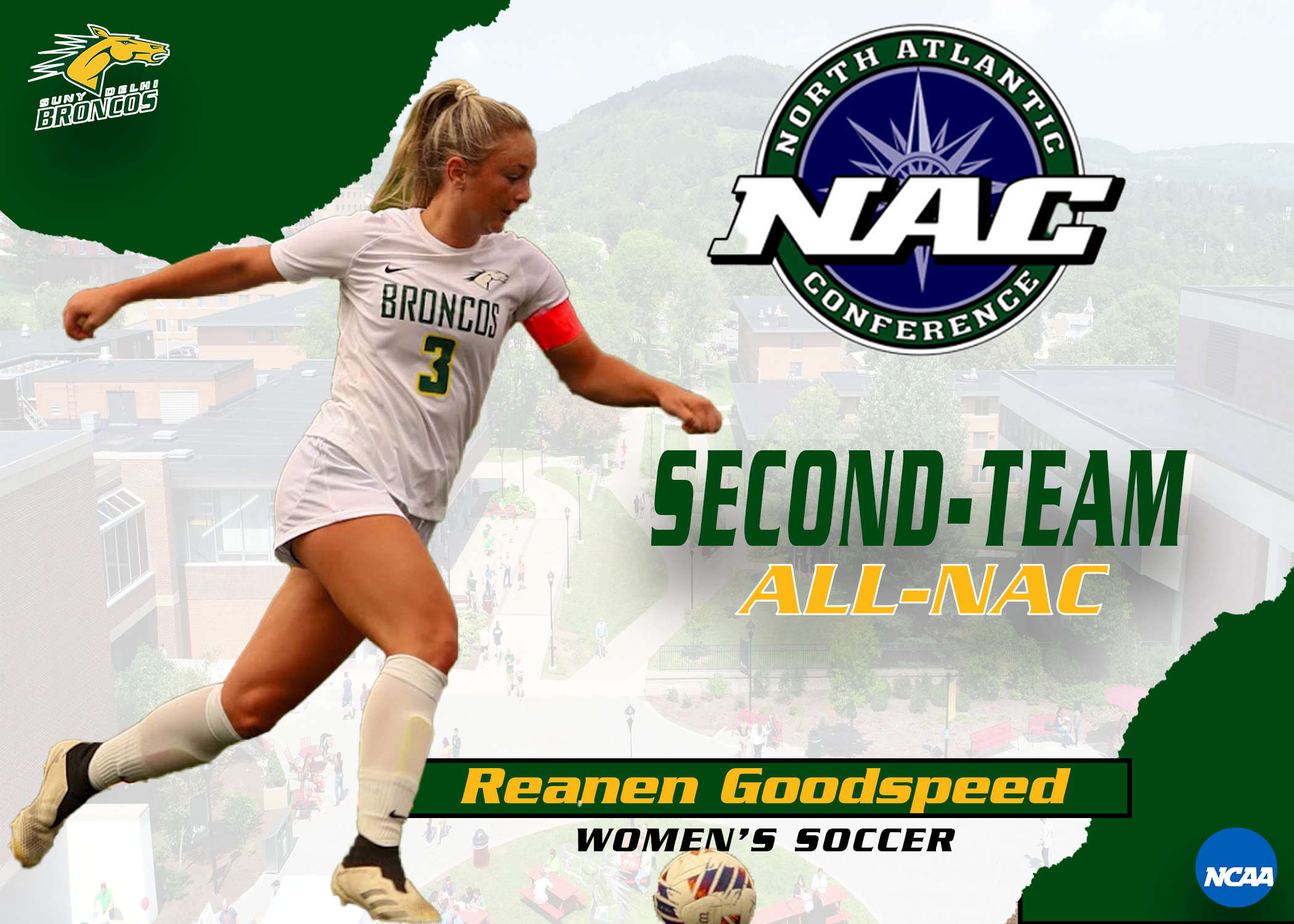 Women's Soccer lands four post-season NAC team selections