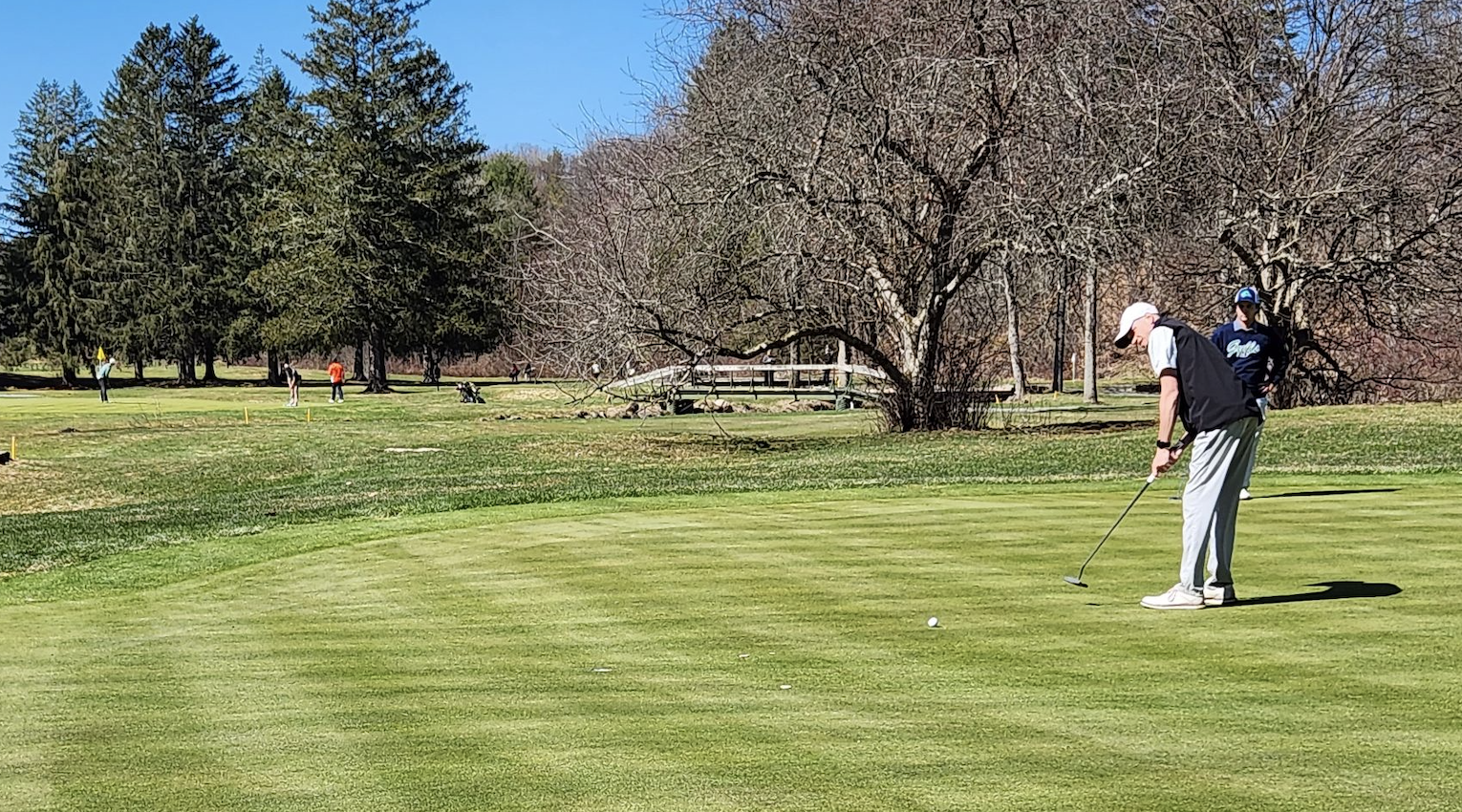 Delhi Men's Golf places 14th at Tim Brown Invitational