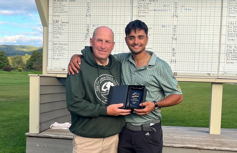 First Year Jonathan Tecchio Wins First Collegiate Tournament, Delhi Squads Finish First, Second, and Fourth