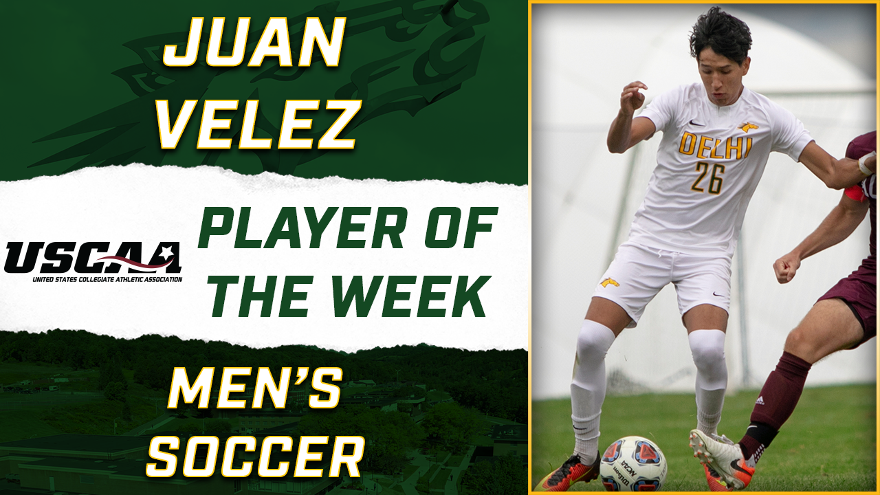Velez Adds USCAA Honors to Rewarding Week