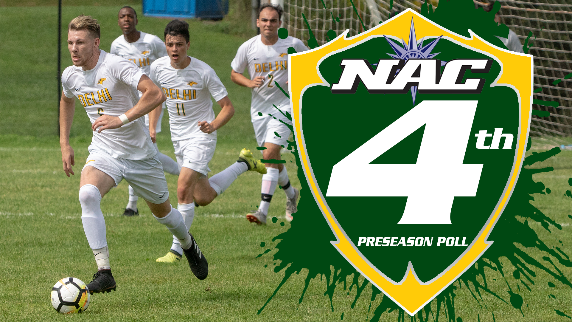 Men's Soccer Tied for Fourth in NAC Preseason Poll