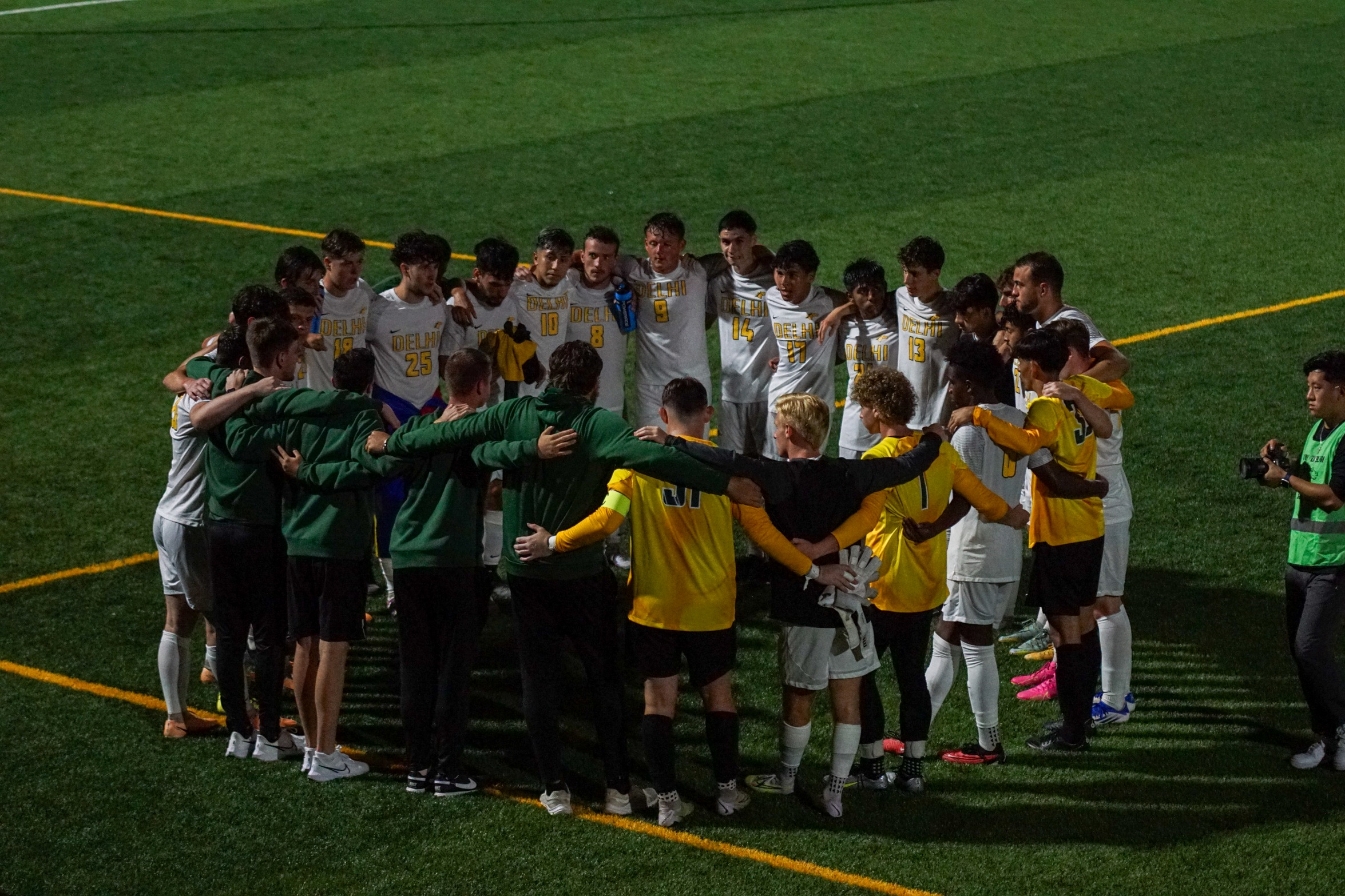 Delhi Men's Soccer split away match at Elmira 0-0
