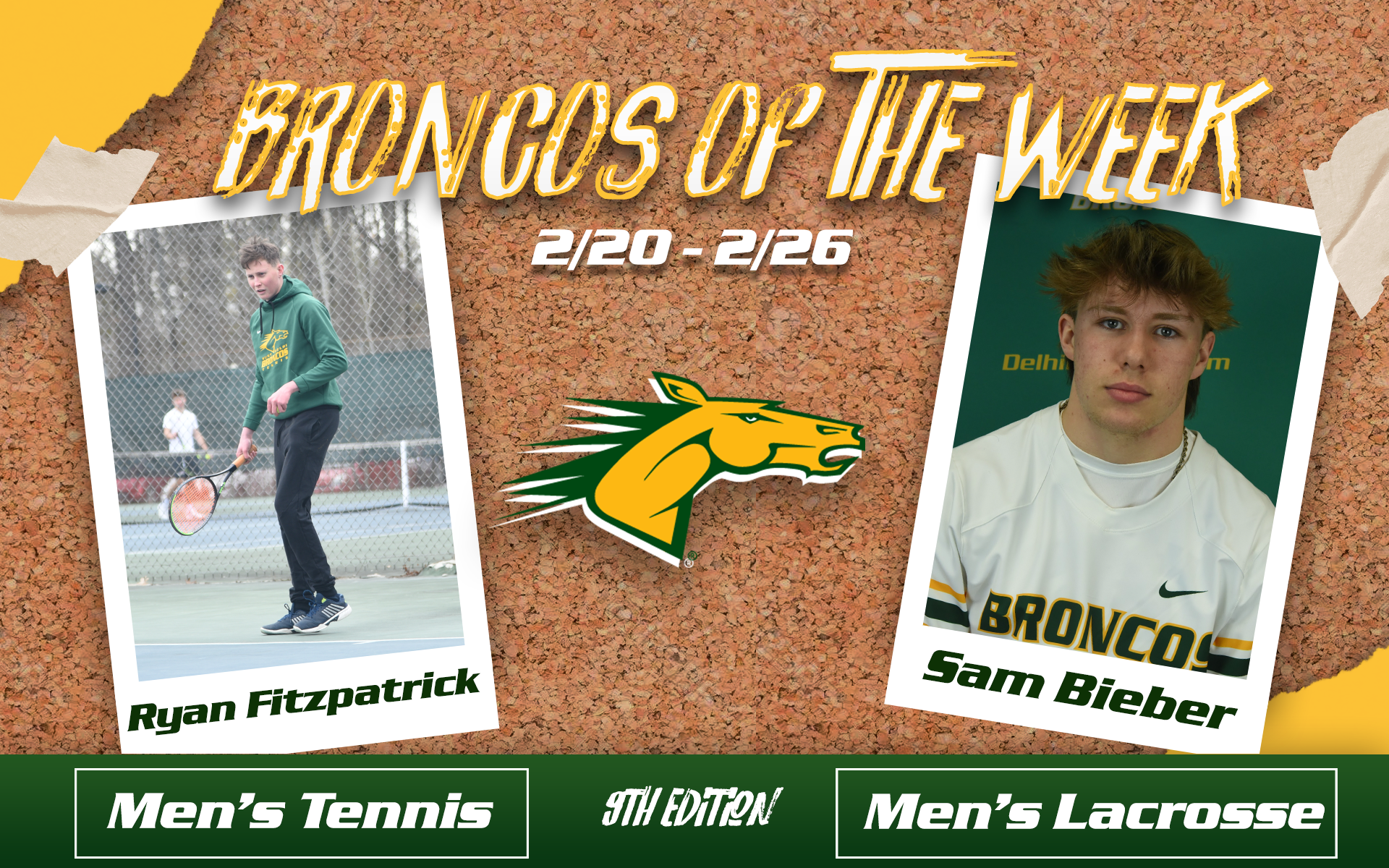 Bronco of the Week #9 Ryan Fitzpatrick, Sam Bieber (3/27)