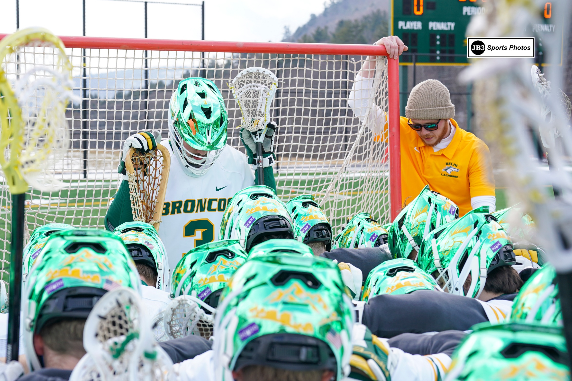 The broncos break lose as Men's Lacrosse scores 20 in NAC win over Lyndon