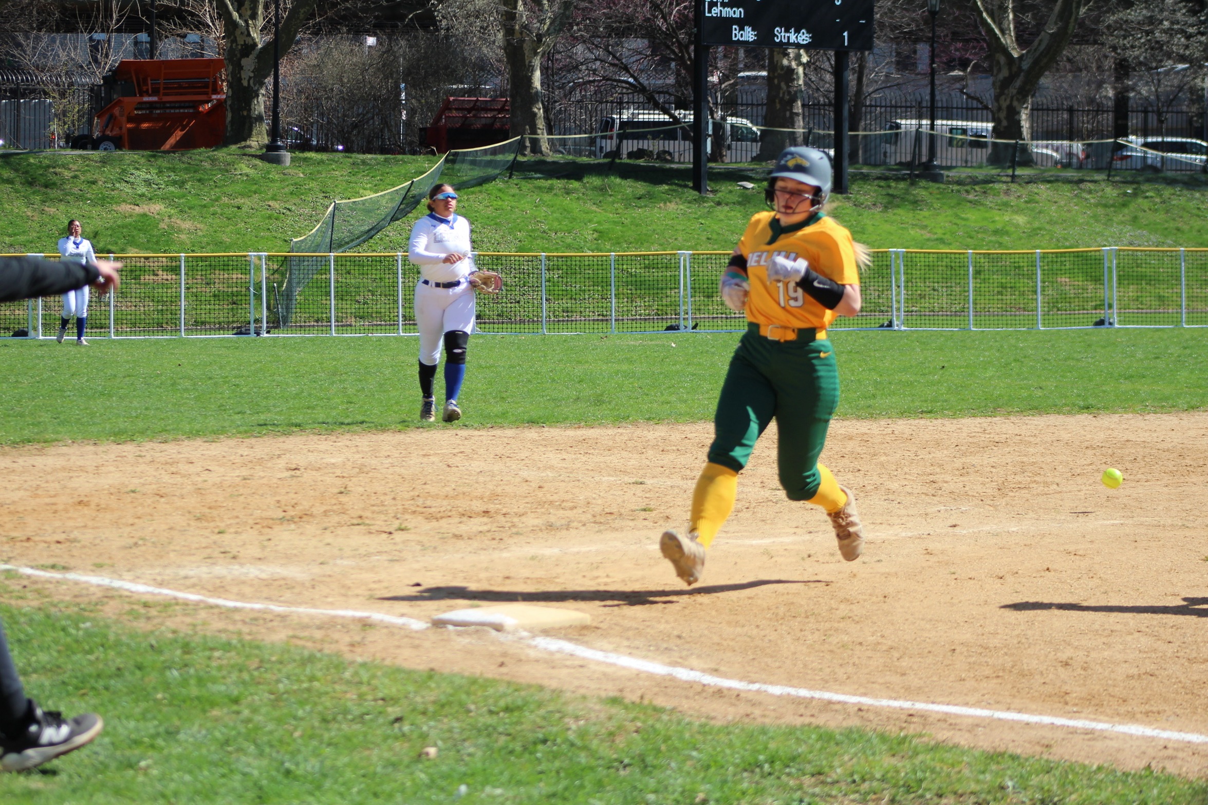Grace Sperry Rounds Third Base