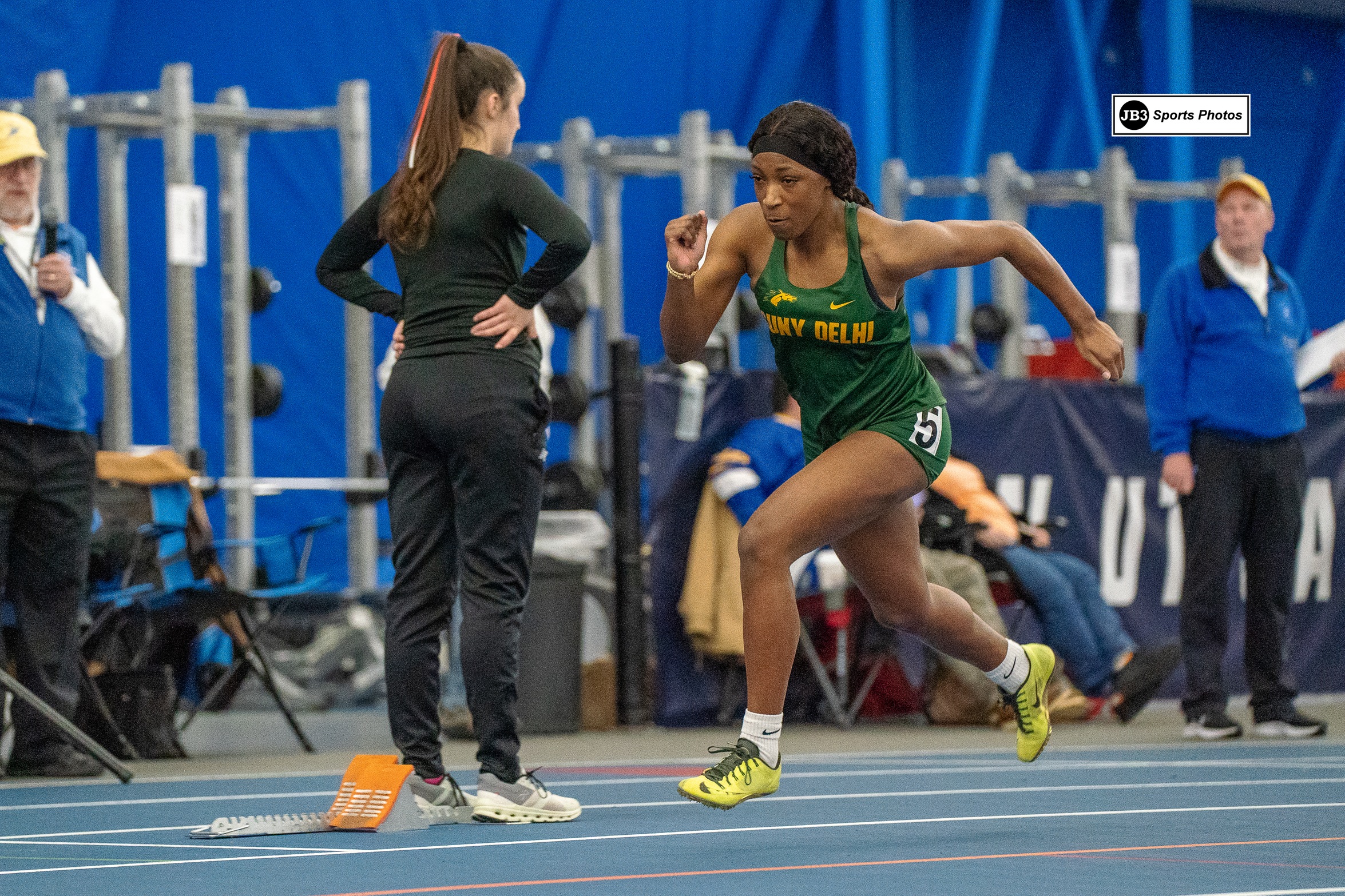Freshman Miranda Cole breaks Delhi 100-Meter Record at Utica