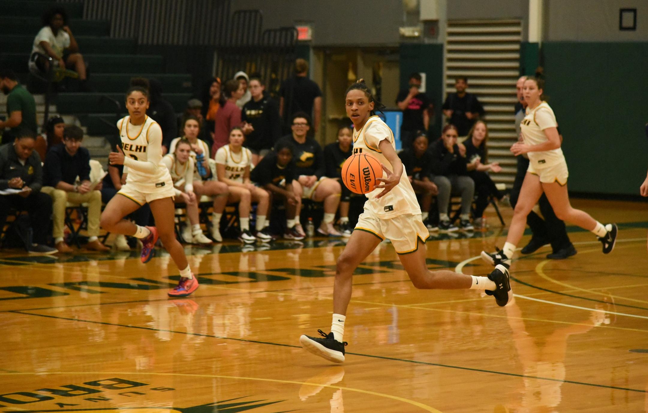 Delhi Women's Basketball lose in away game to SUNY Canton; Allen and Jones combine for 27