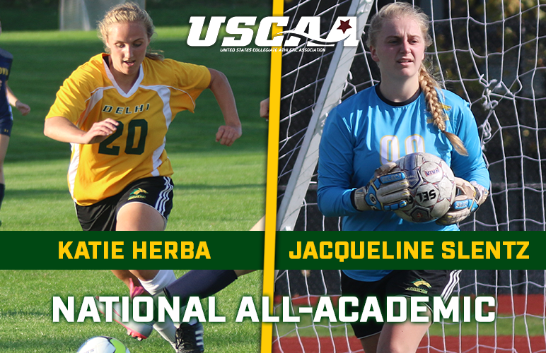 Herba, Slentz Given USCAA National All-Academic Nods