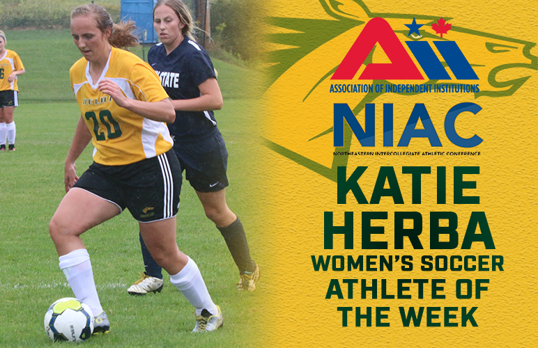 Katie Herba Named AII, NIAC Athlete of the Week