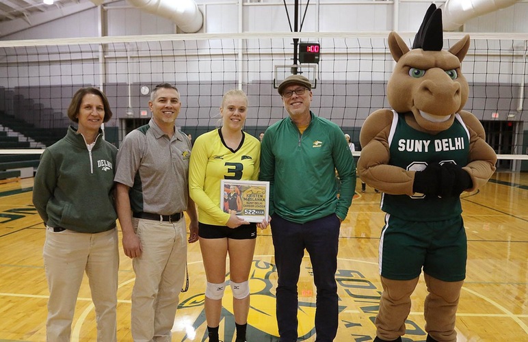 Maslanka Honored as Broncos Fall to Bard