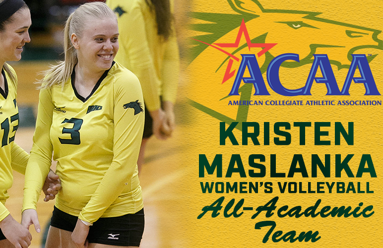 Maslanka Accorded to ACAA All-Academic Team