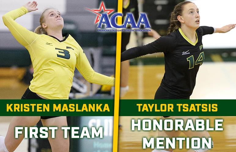 Maslanka, Tsatsis Named to All-ACAA Team