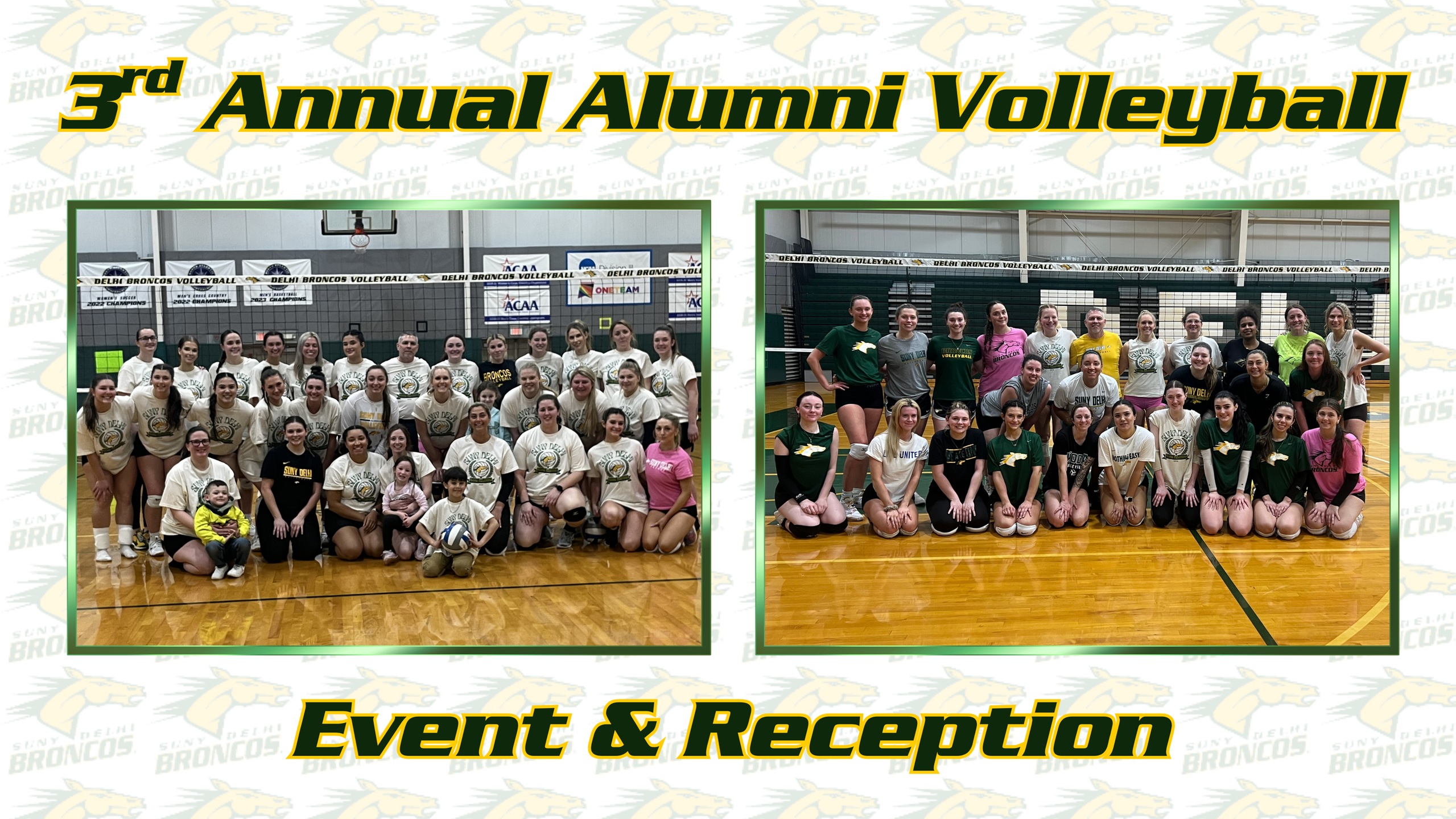 3rd Annual Alumni Volleyball Event & Reception